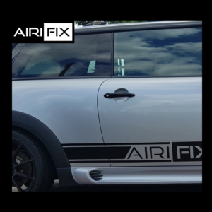 Airifix Mini R50 R52 R53 R55 56-on Door Handle Covers Gloss BLACK - GEN 1 and 2